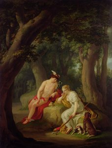 Diana en Mercurius spelen Dobbelstenen, c.1788-90