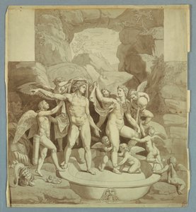 Mars en Venus Bereiden Zich Voor op de Huwelijksvoltrekking van Cupido en Psyche