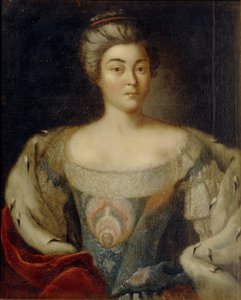 Portret van prinses Alexandra Kurakina, née Panina door Johann Balthasar Frankart