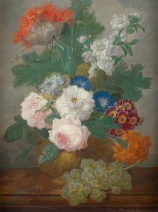 Bloemenstilleven door Johann Baptist Drechsler