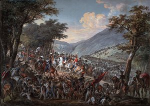 Keizer Alexander I (1777-1825) en zijn entourage passeerden de Vogezen in juli 1815
