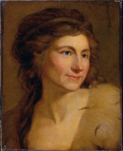 Vrouwenportret door Johann Baptist Lampi d. Ä.