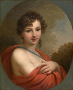 Portret van Yelena Naryshkina 1785-1855, 1800