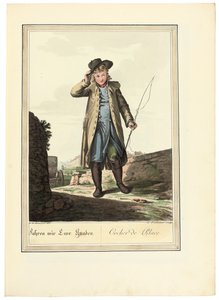 De Koetsier; Cocher de Place, 1781 of later door Johann Christian Brand