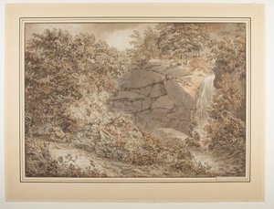 Landschap door Johann Christian Reinhart
