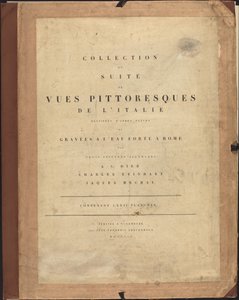 Collectie of reeks pittoreske uitzichten van Italië door Johann Christian Reinhart, Albert Christoph Dies and Jacob Wilhelm Mechau