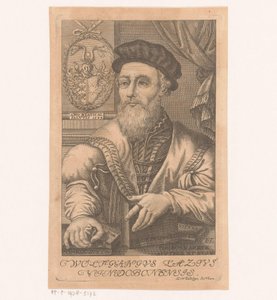 Portret van Wolfgang Lazius door Johann Christoph Winkler