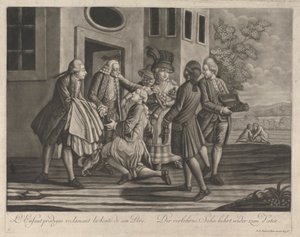 De Verloren Zoon die de Goedheid van zijn Vader Terugvraagt door Johann Elias Haid