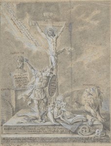 Allegorie van christelijke deugden door Johann Elias Ridinger
