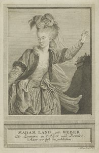 Aloisia Lange, née Weber 1760-1839 als Zemire, 1784