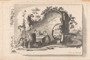 Koffie- en theehuis door Johann Esaias Nilson