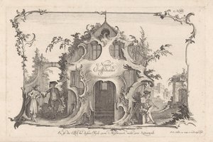 Koffiehuis met ruziënd paar