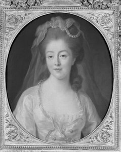 Een dame door Johann Friedrich August Tischbein