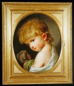 Een Portret van de Dochter van de Kunstenaar door Johann Friedrich August Tischbein