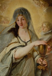 Een allegorie van het geloof door Johann Friedrich August Tischbein