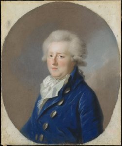 Carel Georg August (1766-1807), erfprins van Braunschweig-Wolfenbüttel. Echtgenoot van Frederica Louisa Wilhelmina (Louise), prinses van Oranje-Nassau door Johann Friedrich August Tischbein