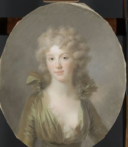 Frederica Louisa Wilhelmina (1774-1837), prinses van Pruisen. Sinds 1791 echtgenote van Willem Frederik, prins van Oranje-Nassau door Johann Friedrich August Tischbein