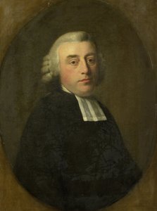 Portret van Antonius Kuyper, predikant in Amsterdam door Johann Friedrich August Tischbein