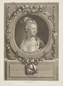 Christiane Henriette Koch door Johann Friedrich Bause