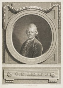 G.E. Lessing door Johann Friedrich Bause