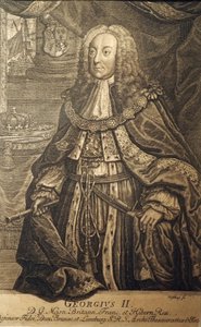 George II (Groot-Brittannië) Rosbach@Residenzmuseum Celle20160708 door Johann Friedrich Rosbach