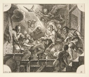 Geboorte door Johann Georg Bergmuller