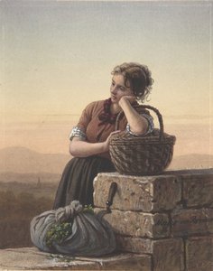 Terug naar huis, 19e eeuw door Johann Georg Meyer