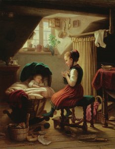 Zorg voor de kleintjes door Johann Georg Meyer von Bremen