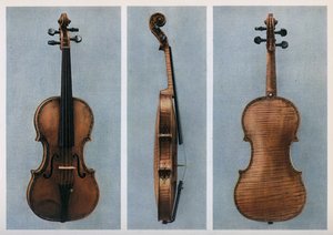 Viool, Nicola Amati, Cremona, zeventiende eeuw door Johann Georg Platzer