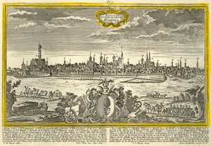 Augsburg, ca. 1740 door Johann Georg Ringlin