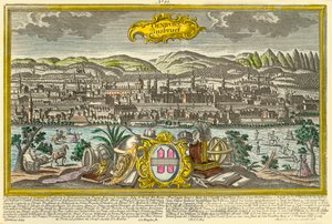 Innsbruck, ca. 1740 door Johann Georg Ringlin