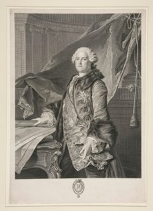 Portret van Abel François Poisson de Vandières, Markies van Marigny (1727-1781) door Johann Georg Wille