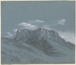 De Rauschberg, c.1800 door Johann Georg von Dillis