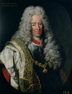 Graaf Alois Thomas Raimund von Harrach, Onderkoning van Napels (1669-1742) door Johann Gottfried Auerbach