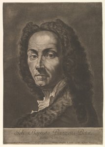 Portret van Giovanni Battista Piazzetta door Johann Gottfried Haid