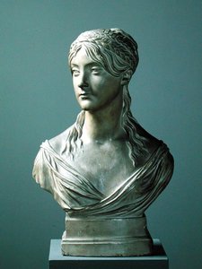Portret van Marianne Schlegel (1791-1869) door Johann Gottfried Schadow
