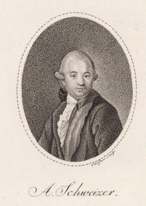 Portret van de componist Anton Schweitzer