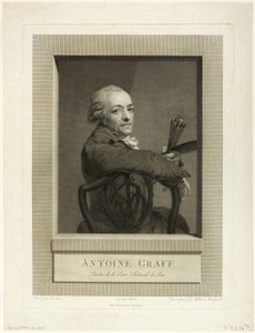 Anton Graff door Johann Gotthard von Muller