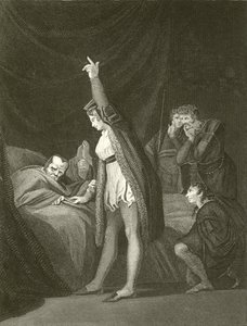De dood van kardinaal Beaufort door Johann Heinrich Füssli