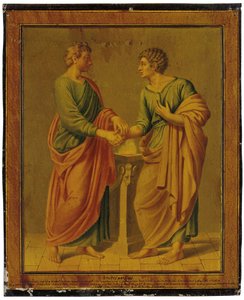 Een allegorie van vriendschap, 1789