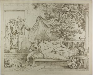 De geliefden door Johann Heinrich Ramberg