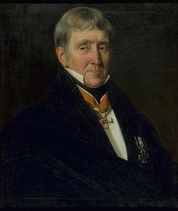 Portret van Franz Gerhard Wegeler 1765-1848, 1839 door Johann Heinrich Richter