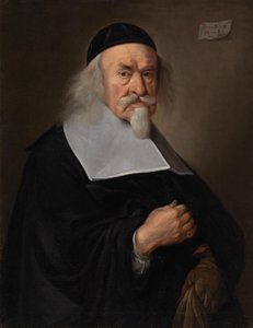 Portret van een man van 81 jaar door Johann Heinrich Roos
