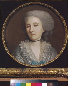 Portret van prinses Natalia V. Saltykova (1737-1812) - Werk van Johann Heinrich Schmidt (1749-1829), pastel op papier door Johann Heinrich Schmidt