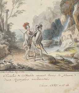 Carlo en Ubaldo weerstaan de betoveringen van Armida
