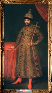 Portret van tsaar Michail I Fjodorovitsj van Rusland