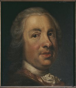 Portret van Charles Emil Lewenhaupt de Oudere, Zweedse generaal door Johann Henrik Scheffel