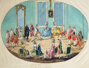 Nieuwjaarsviering in Wenen in 1782