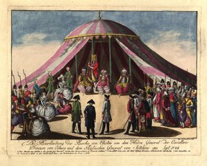 De afzetting van de Pasja van Khotyn door Prins Josias van Saksen-Coburg en Generaal