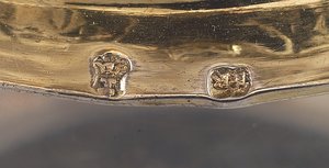 Detail van een bierpul, Danzig, ca. 1680